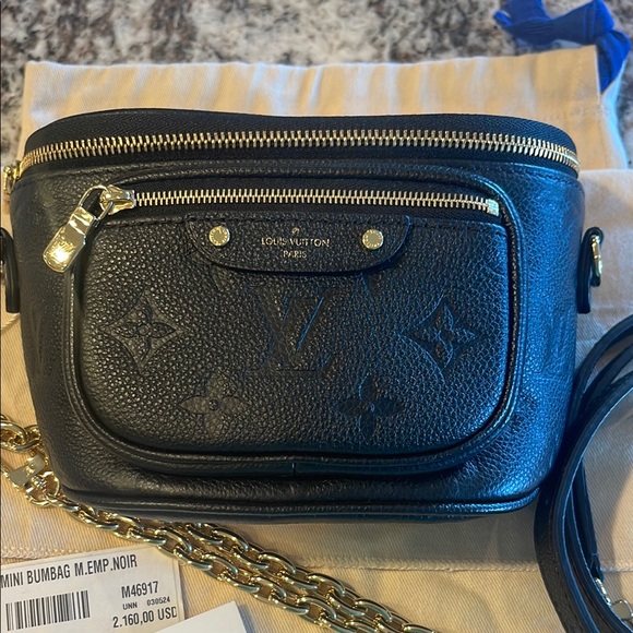 Louis Vuitton Mini Bumbag black empreinte - Picture 3 of 8